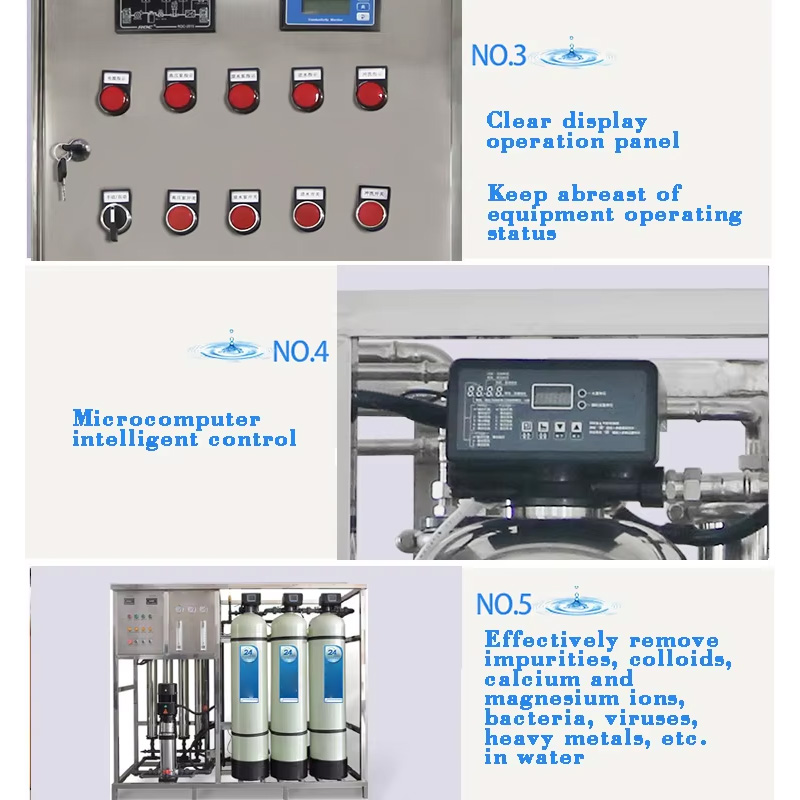 Stainless steel frame of ro filter system display