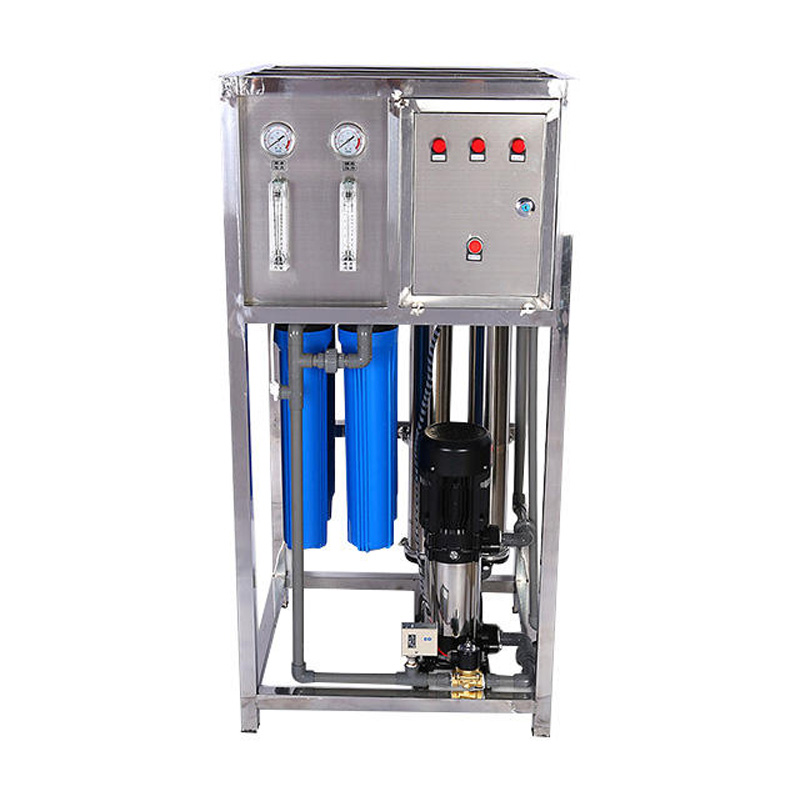 Full view of compact drinking water ro equipment