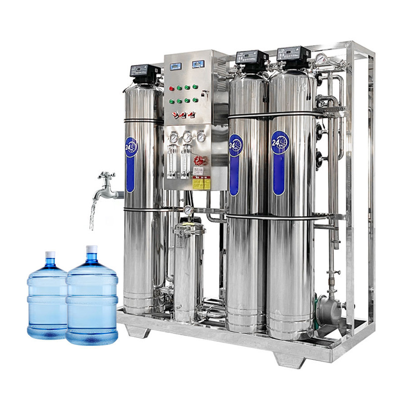 Full view of automatic ro water purification unit.