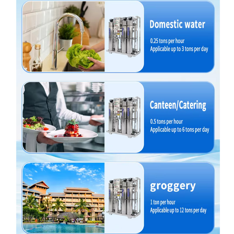 500lph auto ro water treatment equipment.