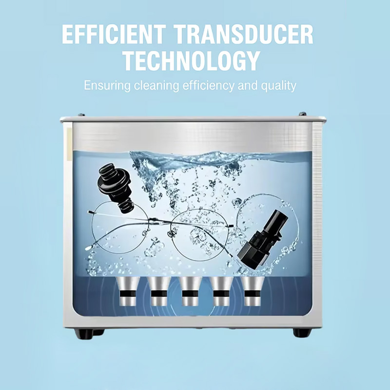 Detailed display of a high-efficiency ultrasonic machine.