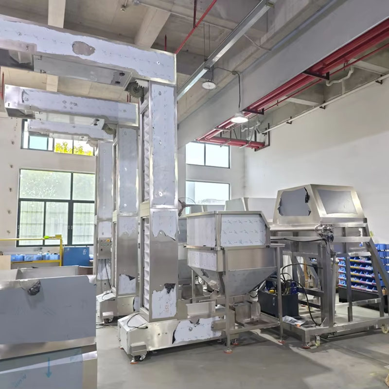Bucket elevator feeding system for smooth material handling