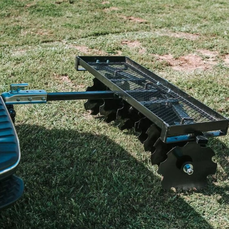 14 in pull-behind harrow for breaking compacted ground