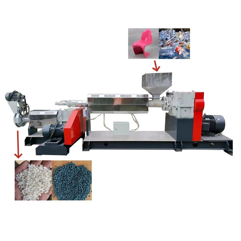 150-200kg/h twin screw extruder for pp pe pvc processing
