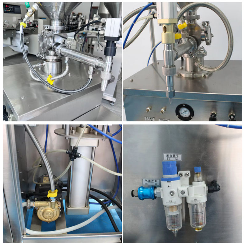 Semi automatic filling machine for cosmetic wax