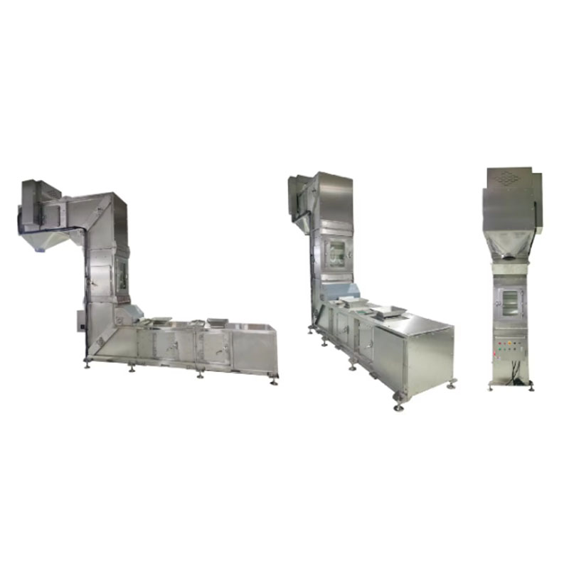 Abrasion-proof bucket elevator for food processing production line