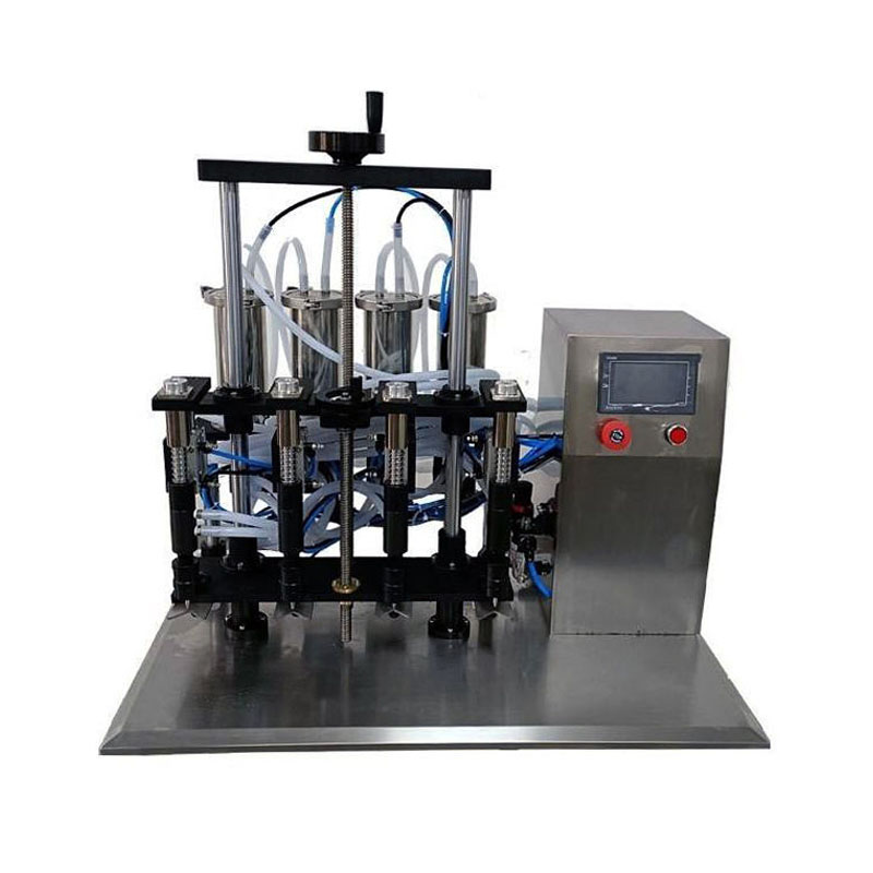 4 head vacuum filling machine for perfume bottles